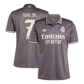 Men's Real Madrid VINI JR. #7 Third Away Soccer Jersey 2024/25